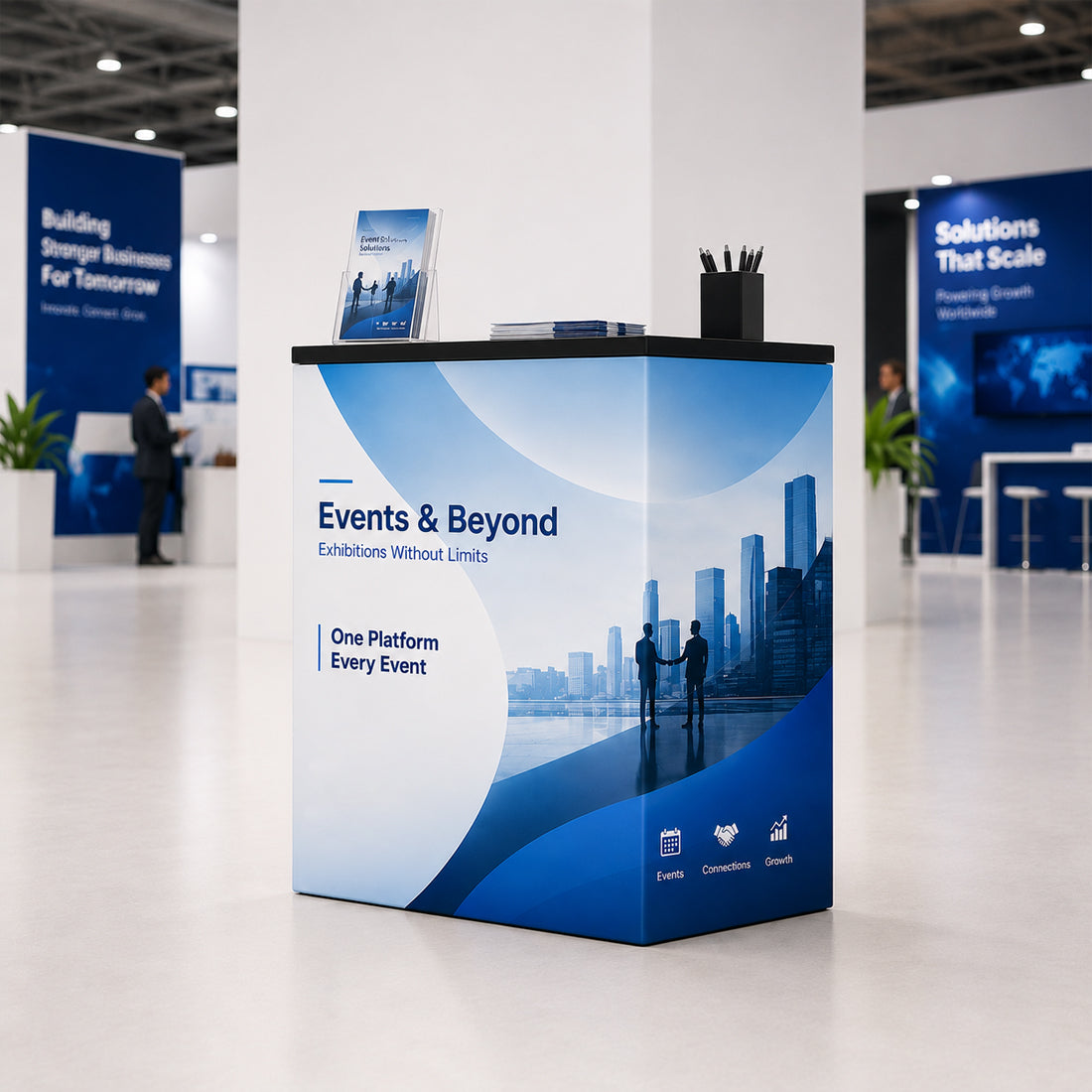 Magnetic Promotional Fabric Counter