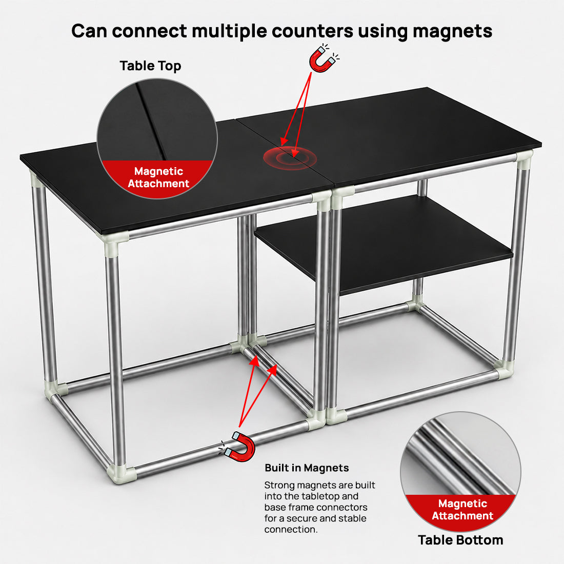 Magnetic Promotional Fabric Counter