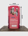 Magnetic Fabric Booth Display - Model 1 (2m x 2m)