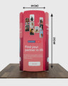 Magnetic Fabric Booth Display - Model 1 (2m x 2m)