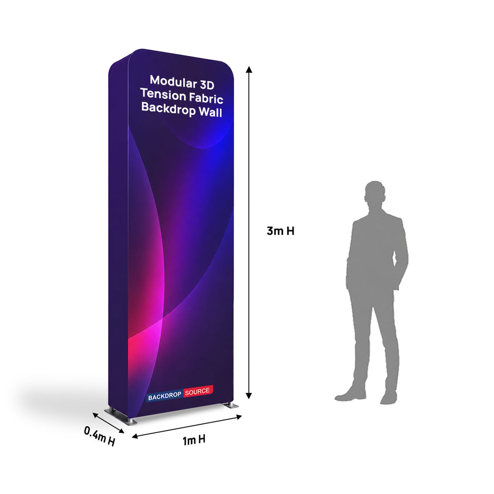 Modular 3D Tension Fabric Backdrop Wall