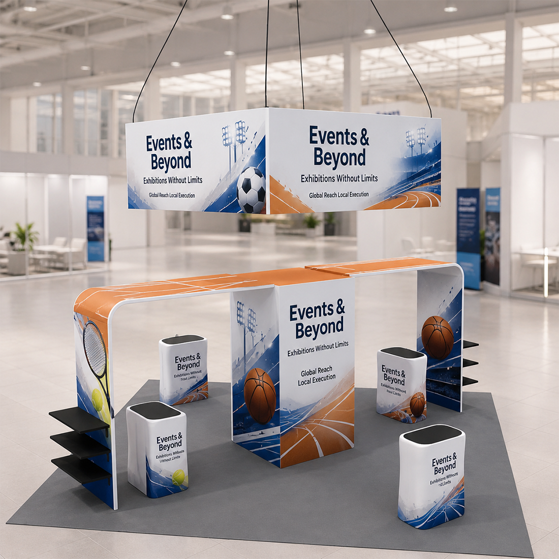 Modular Booth Kits 6m x 6m - Model 08