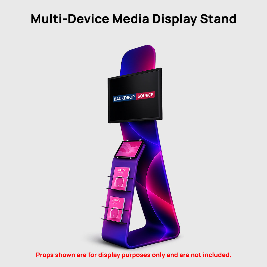 Multi-Device Media Display Stand