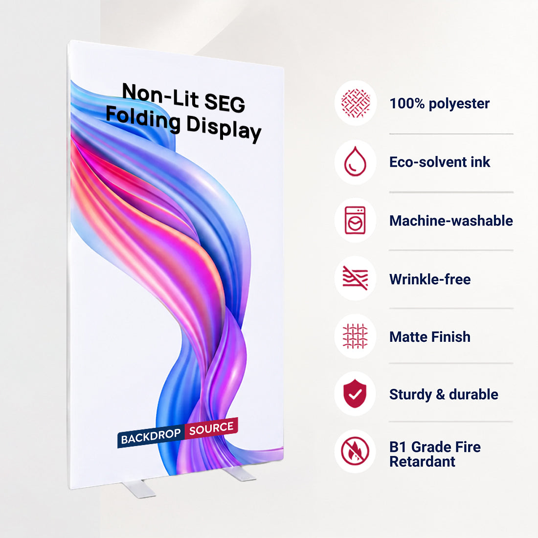 Non-Backlit SEG Folding Display