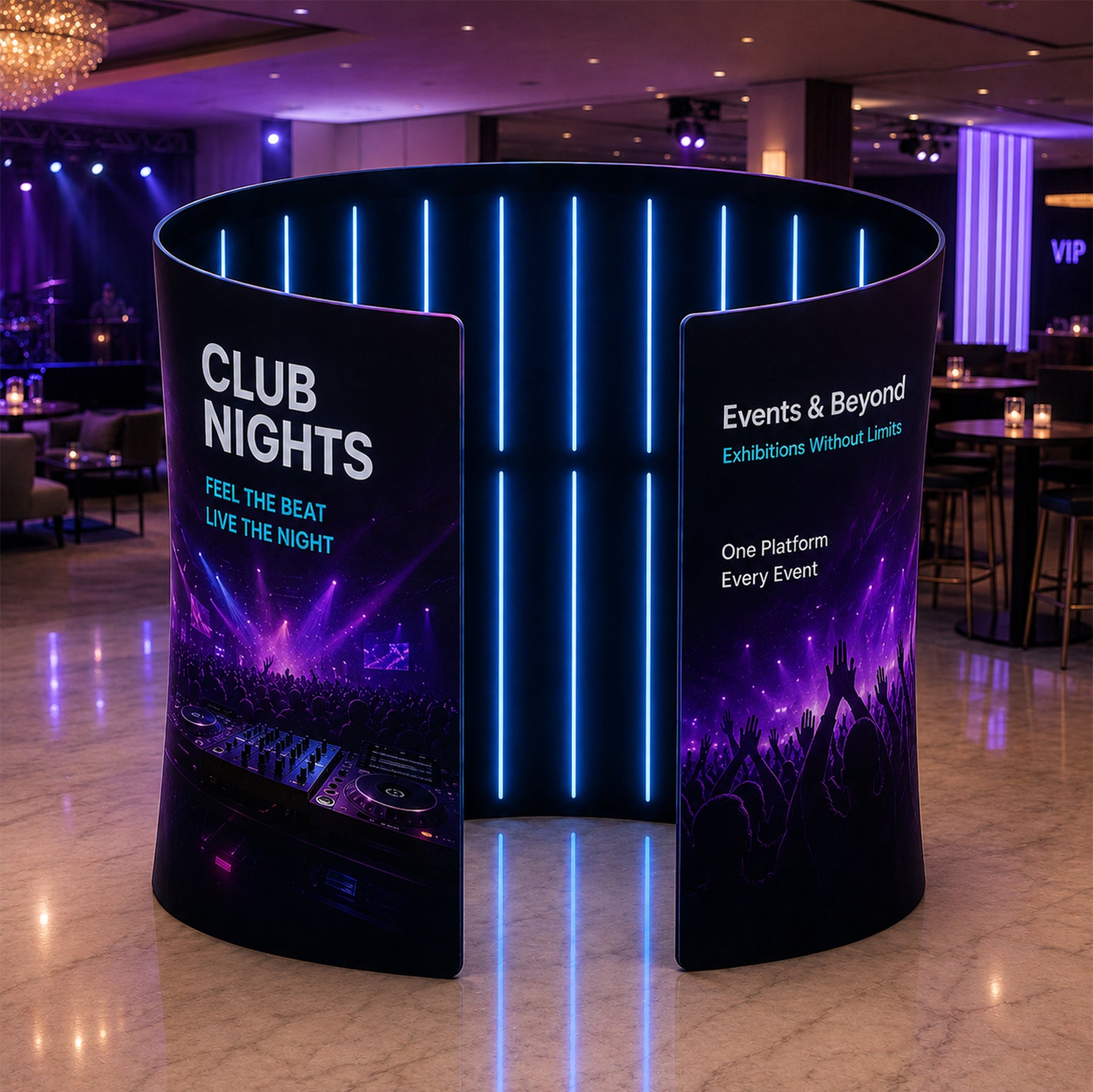 The Oval C Photobooth Enclosure