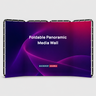Panoramic Foldable Media Wall with Shape-Shifting Design