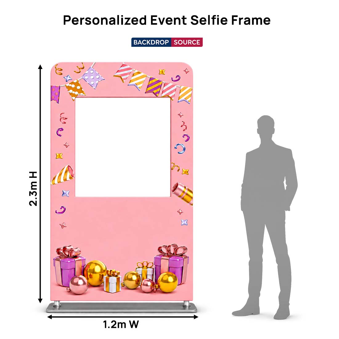 Personalized Fabric Event Selfie Frame