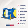 Portable Exhibit Display 3m x 3m - Model 17