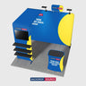 Portable Exhibit Display 3m x 3m - Model 17
