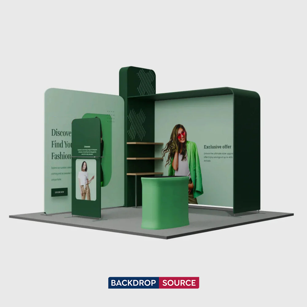 Portable Exhibit Display 3m x 3m - Model 19