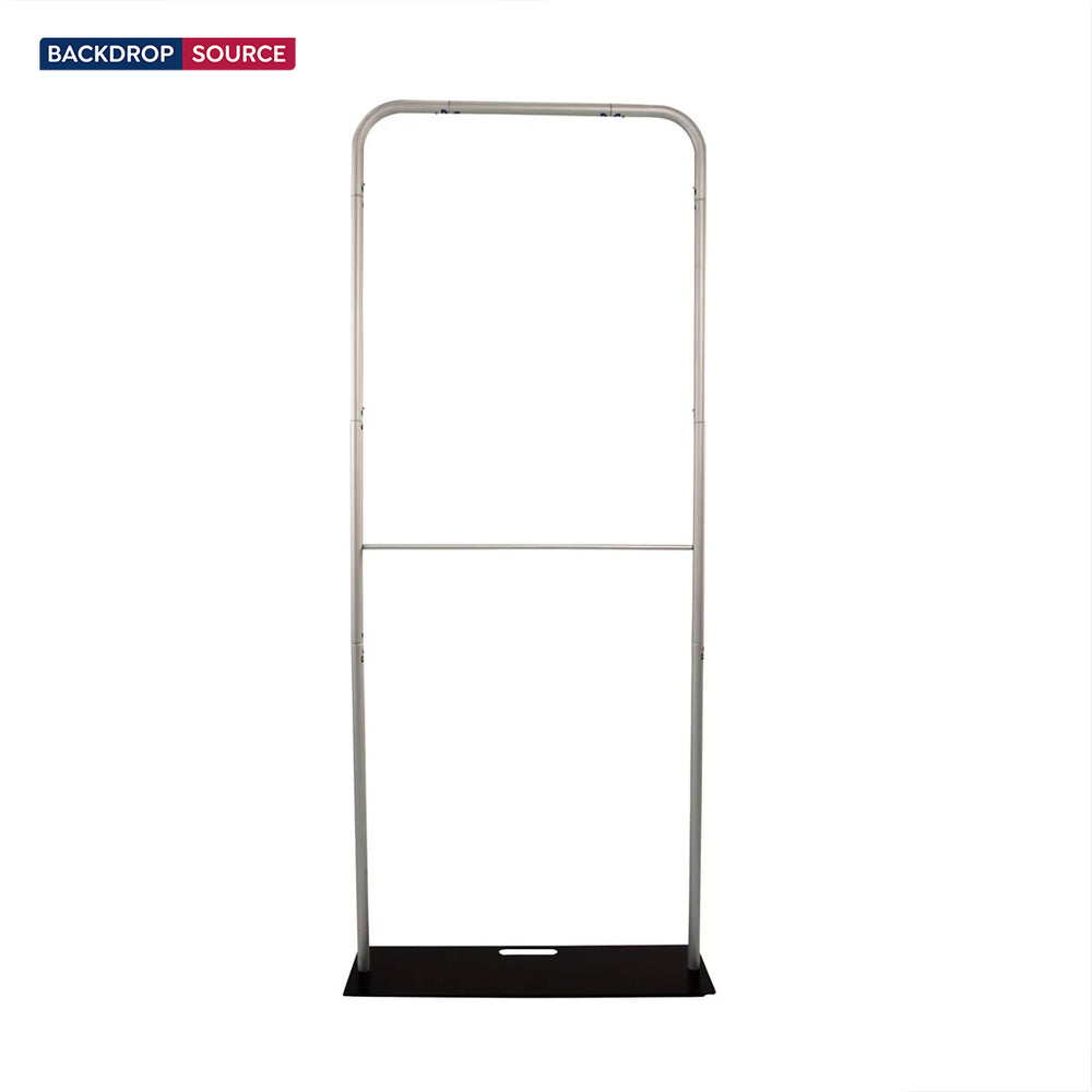 3x3m Booth Kit with Straight Wall, TV Shelf Tower & Banner