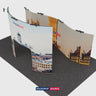 Portable Exhibit Display 6m x 3m - Model 21