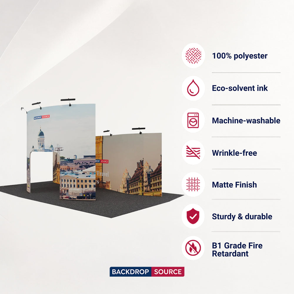 Portable Exhibit Display 6m x 3m - Model 21