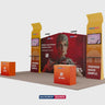 Portable Exhibit Display 6m x 3m - Model 22