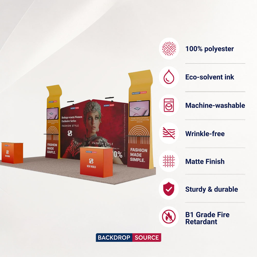 Portable Exhibit Display 6m x 3m - Model 22