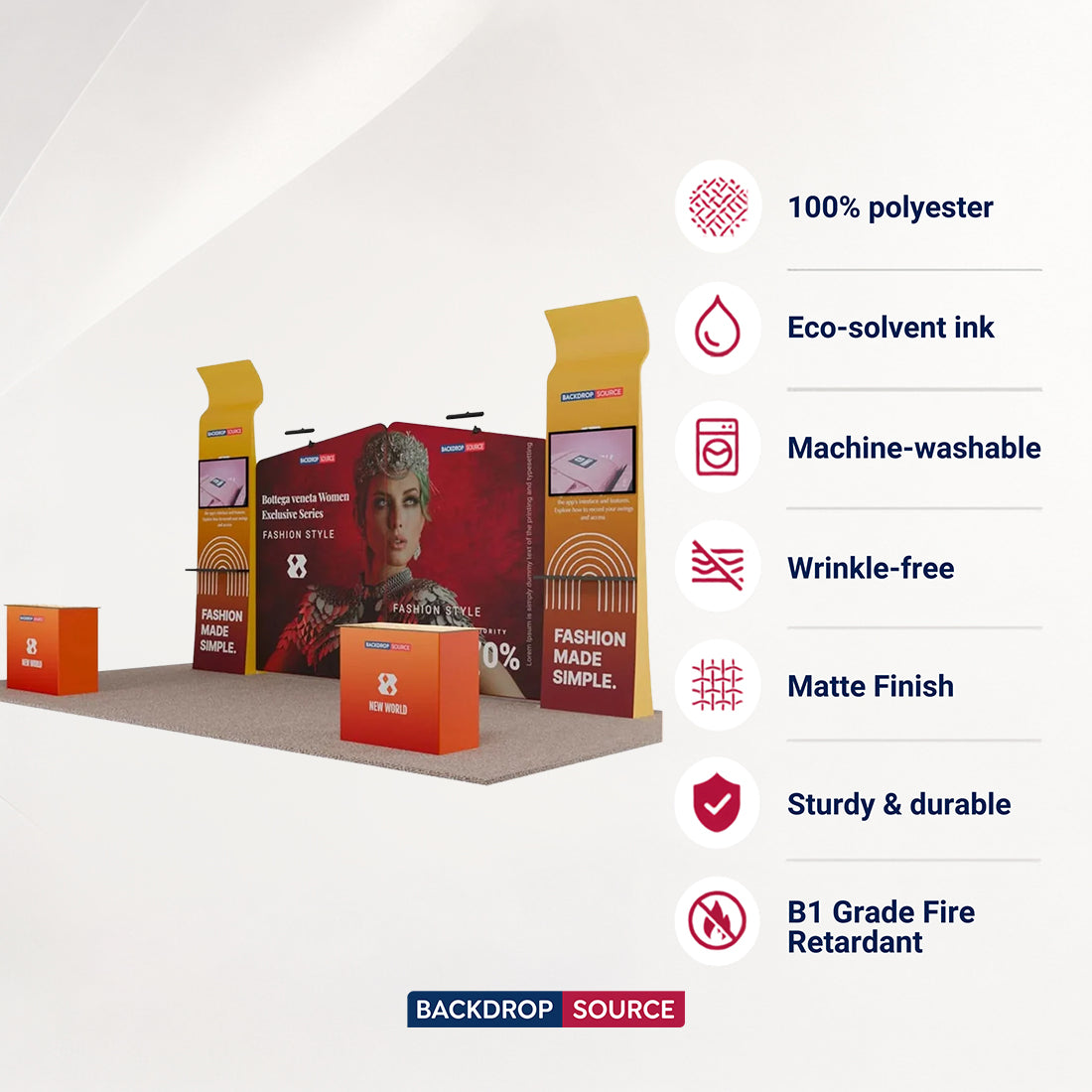 Portable Exhibit Display 6m x 3m - Model 22