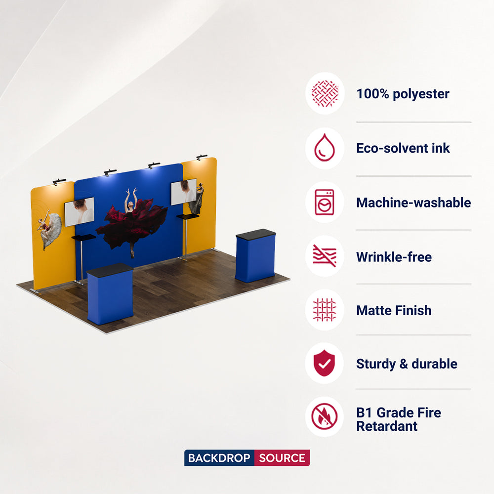 Portable Exhibit Display 6m x 3m - Model 4