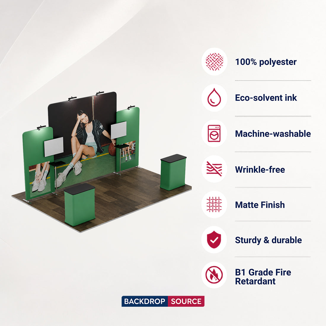 Portable Exhibit Display 6m x 3m - Model 5