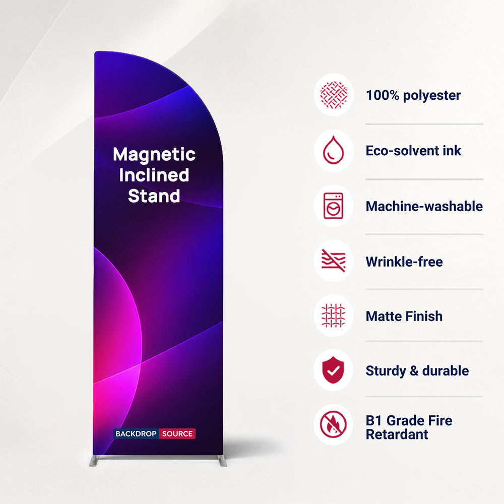 Portable Magnetic Inclined Fabric Stand