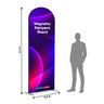 Portable Magnetic Rampant Fabric Stand
