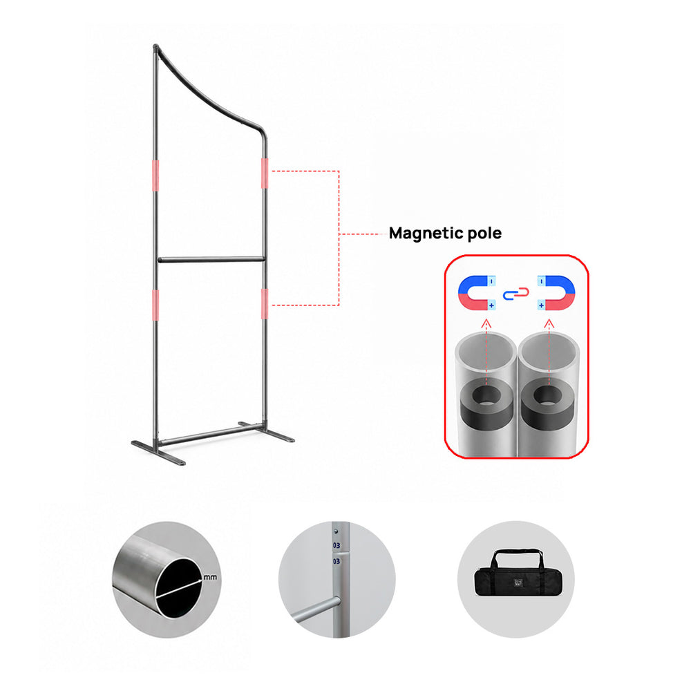 Portable Magnetic Slope Fabric Stand