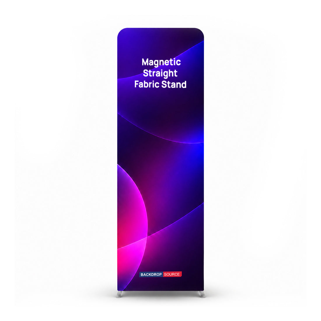 Magnetic Straight Fabric Banner Stand - included in Magnetic Fabric Banner Stand & L-Shaped Shelving Display Exhibition Kit