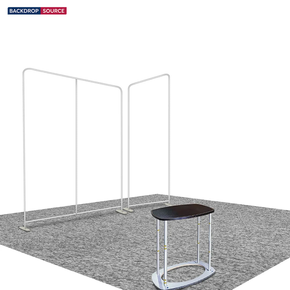 3x3m Twin Inclined Wall Booth Kit