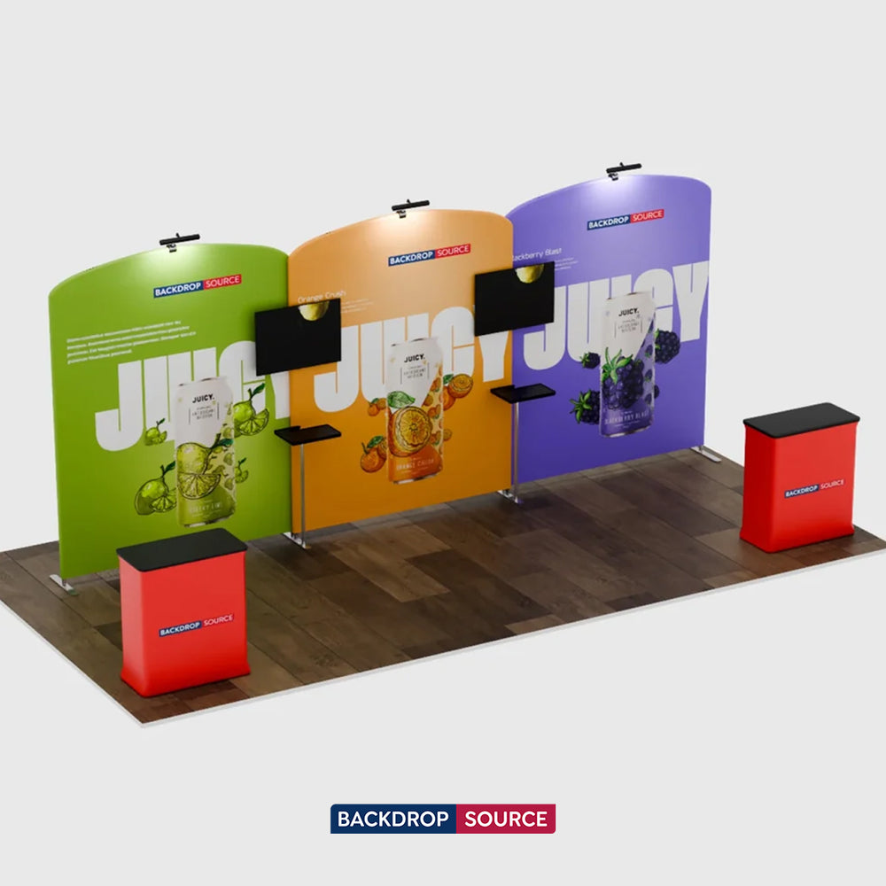 Portable Exhibit Display 6m x 3m - Model 11