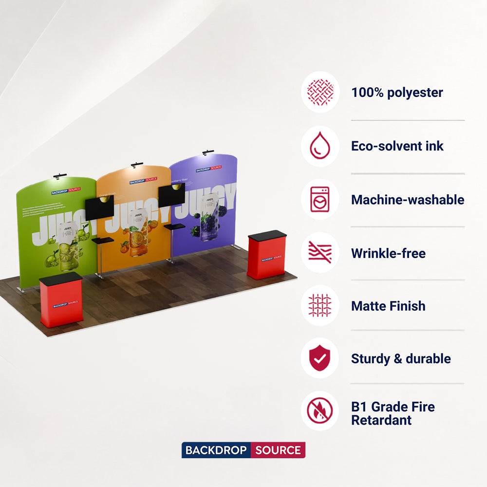 Portable Exhibit Display 6m x 3m - Model 11