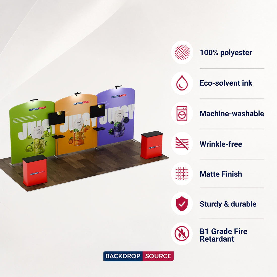 Portable Exhibit Display 6m x 3m - Model 11