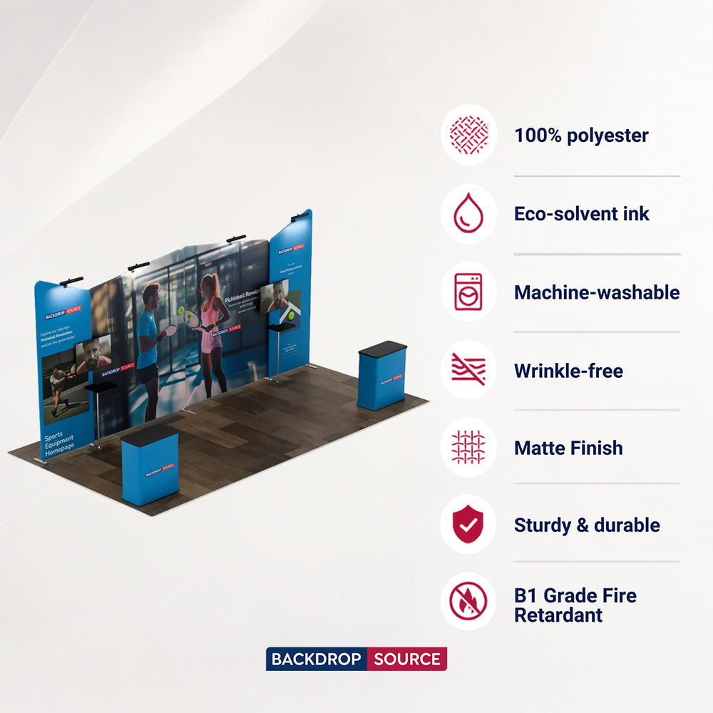 Portable Exhibit Display 6m x 3m - Model 2