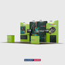 Portable Exhibit Display 6m x 3m - Model 6