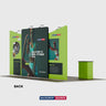 Portable Exhibit Display 6m x 3m - Model 6