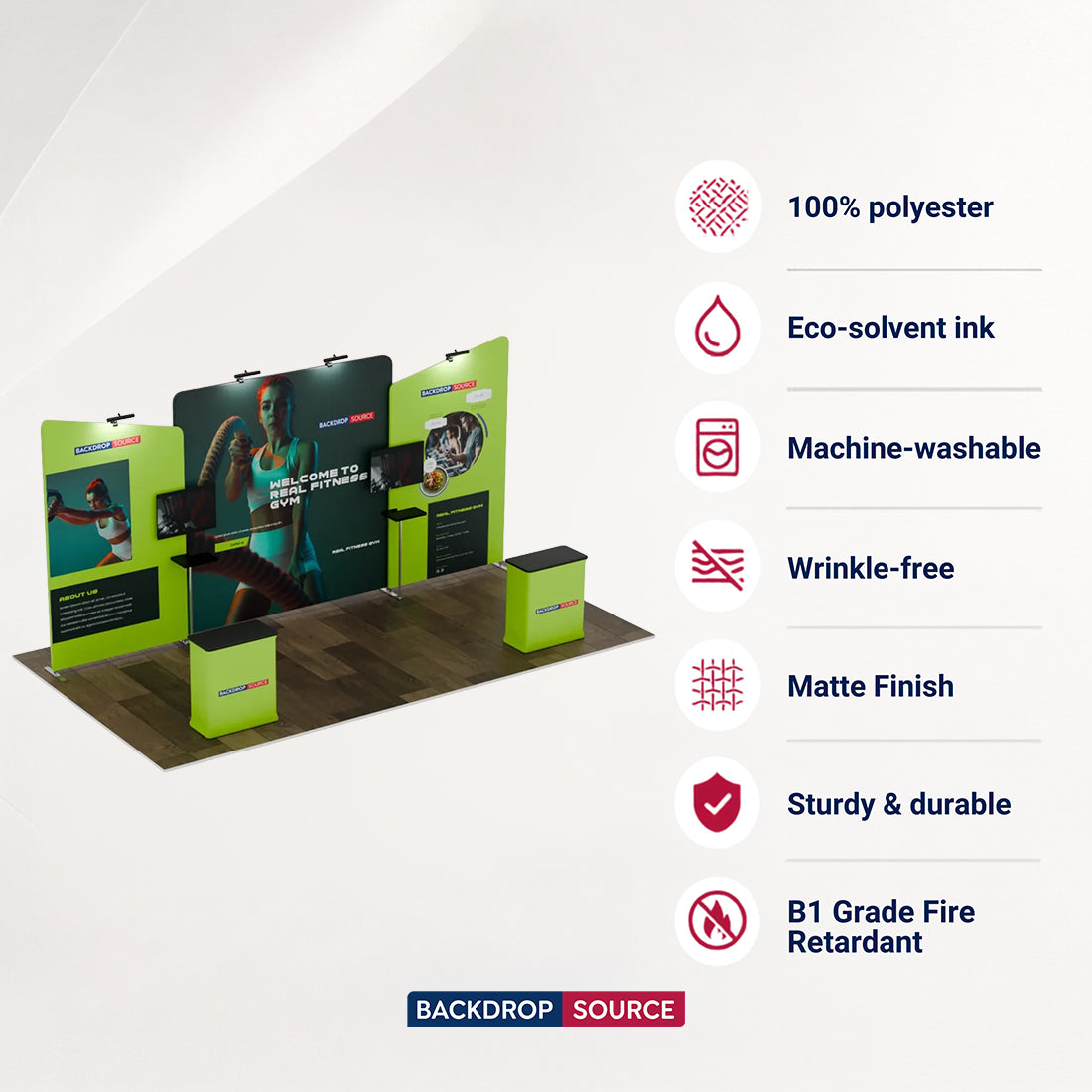 Portable Exhibit Display 6m x 3m - Model 6