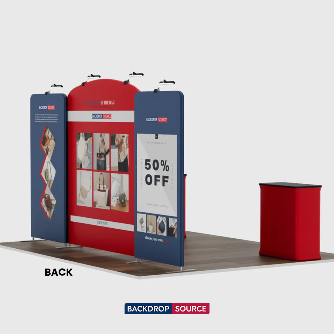 Portable Exhibit Display 6m x 3m - Model 7