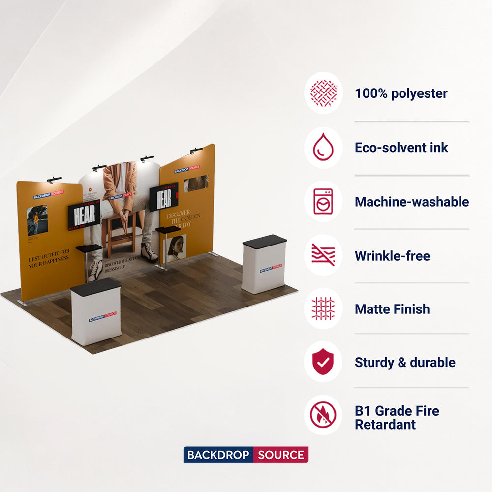 Portable Exhibit Display 6m x 3m - Model 8