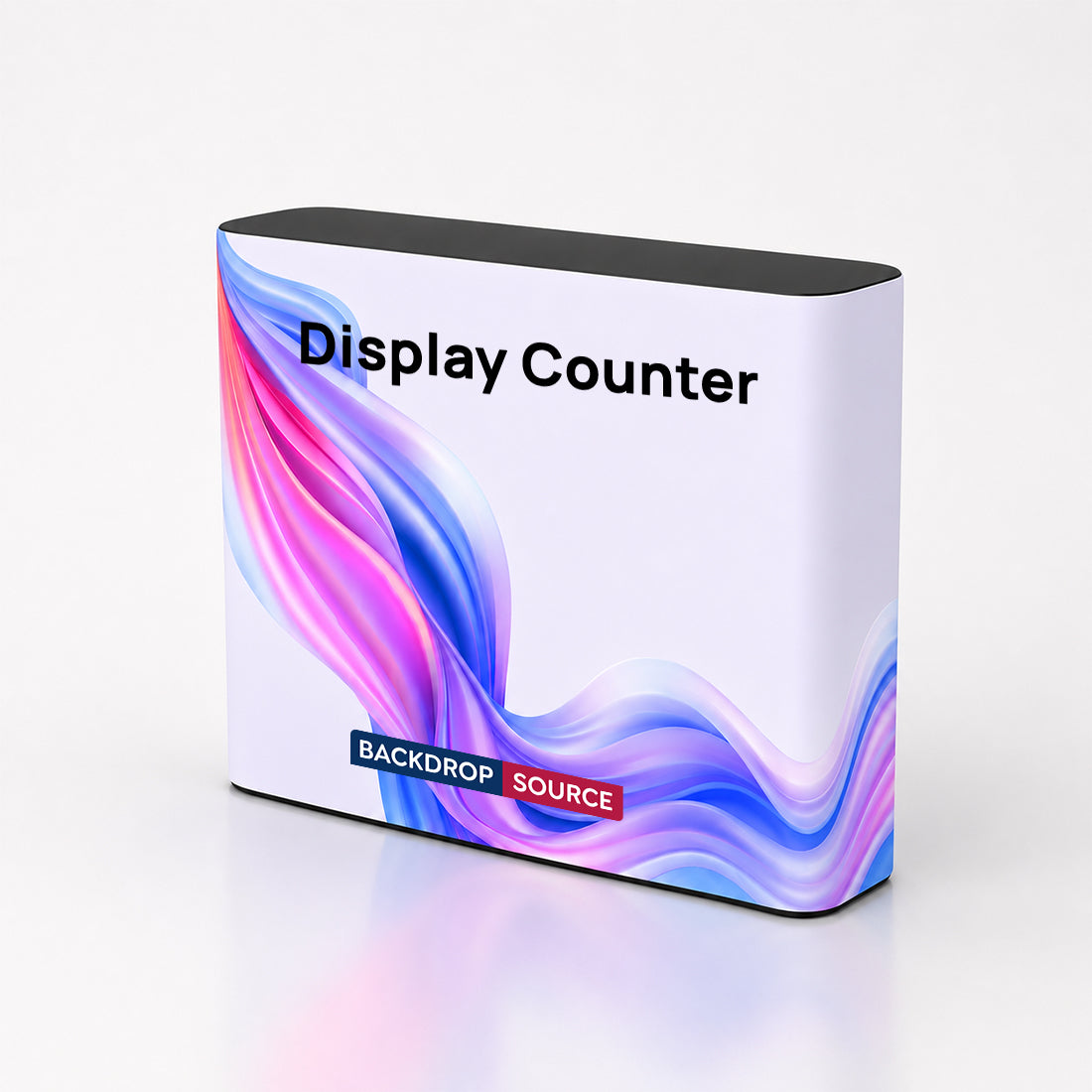 Backlit Premium Fabric Counter Display – 1m/1.2m/1.8m W