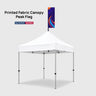 Printed Fabric Canopy Peak Flag
