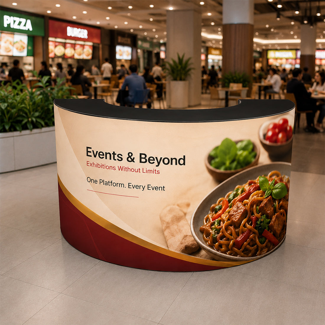 Fabric Event Reception Counter – 2m wide