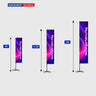 Rectangle Fabric Flag Extra Length