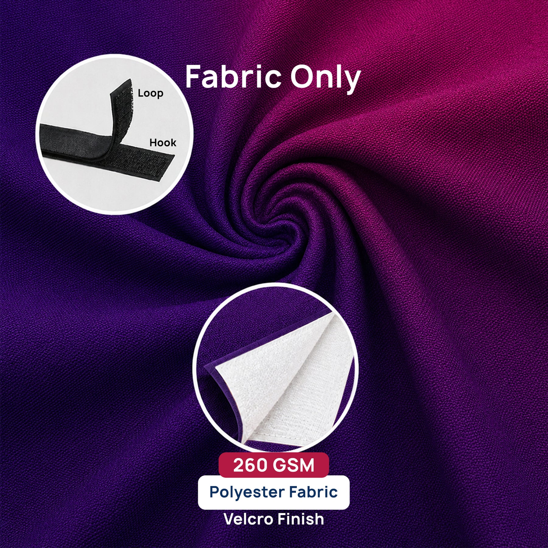 Round Fabric Pop Up Banners – Double Side Printed