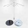 Round Market Umbrellas With Valances – 3m x 3m