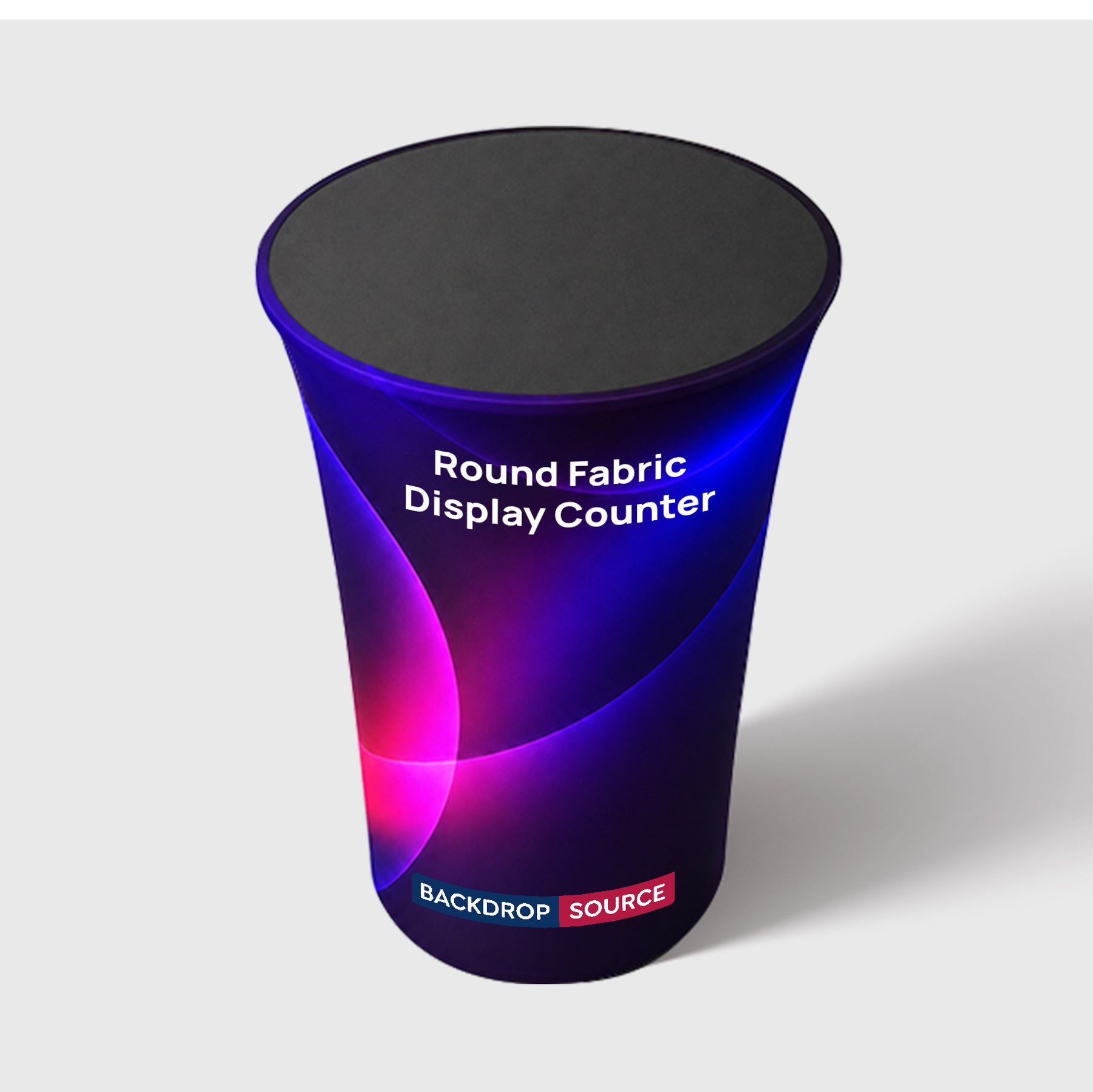 Round Fabric Display Counter (For Podium & Booth Exhibitions)