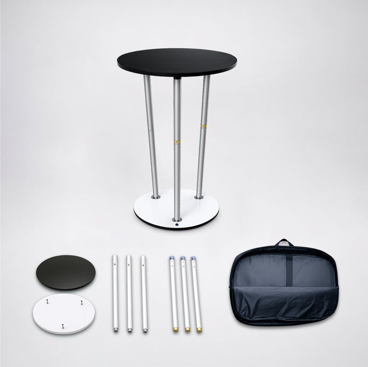 Round Fabric Exhibition Counter for Podium & Booth Displays