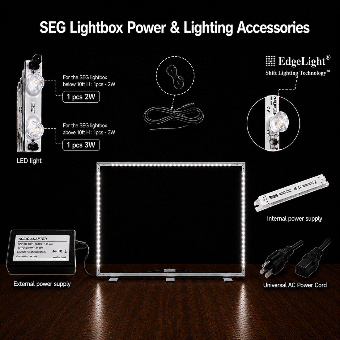 SEG Frameless  Fabric LED Light Box Display - 4m W x 2.5m H