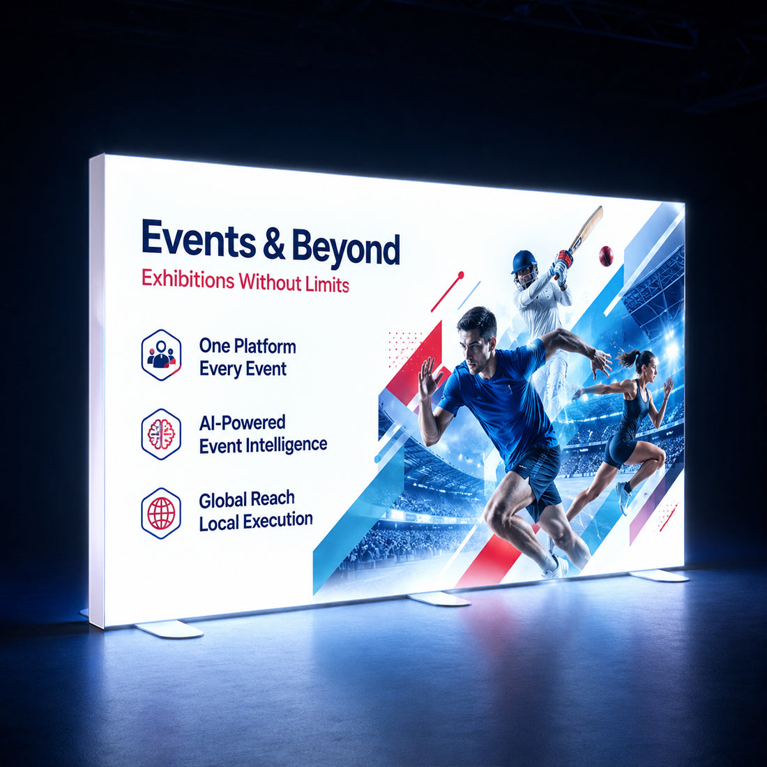 SEG Frameless  Fabric LED Light Box Display - 4m W x 2.5m H