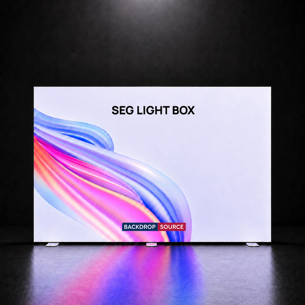 SEG Frameless Fabric Led Light Box Display - 80mm Depth Aluminum Profile