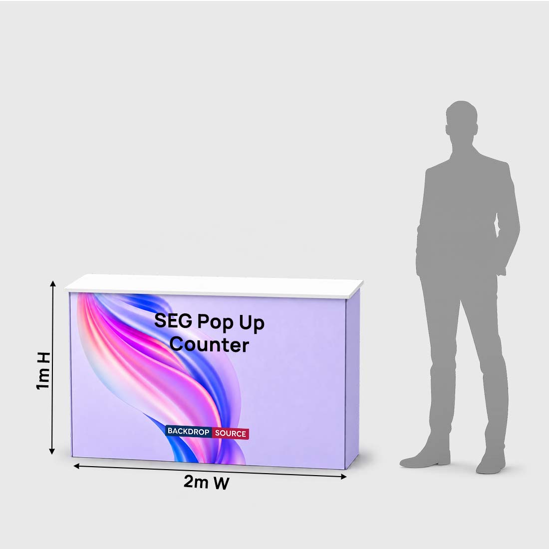 SEG Fabric Pop Up Counter