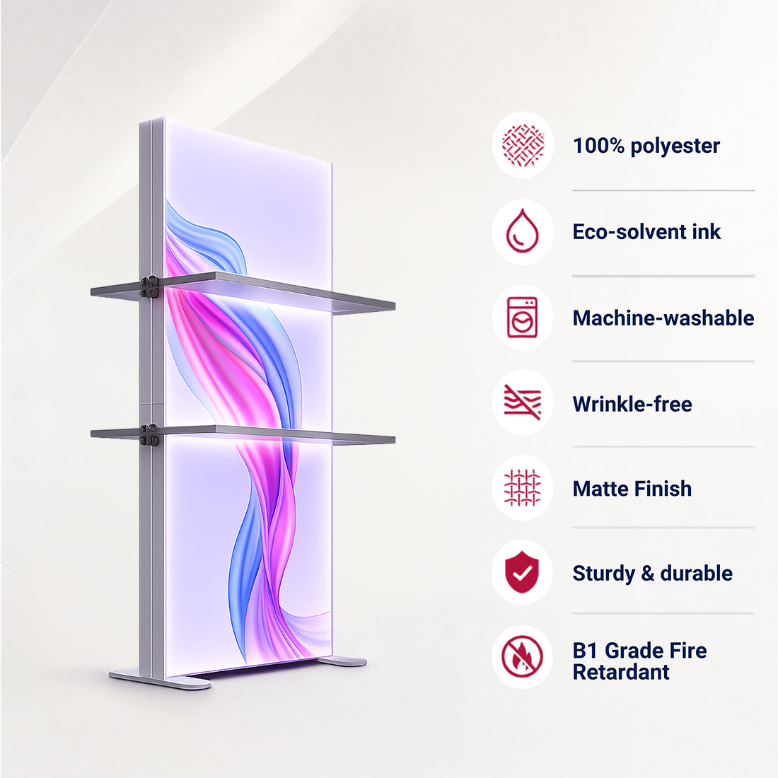 SEG Led Light Box with Shelves