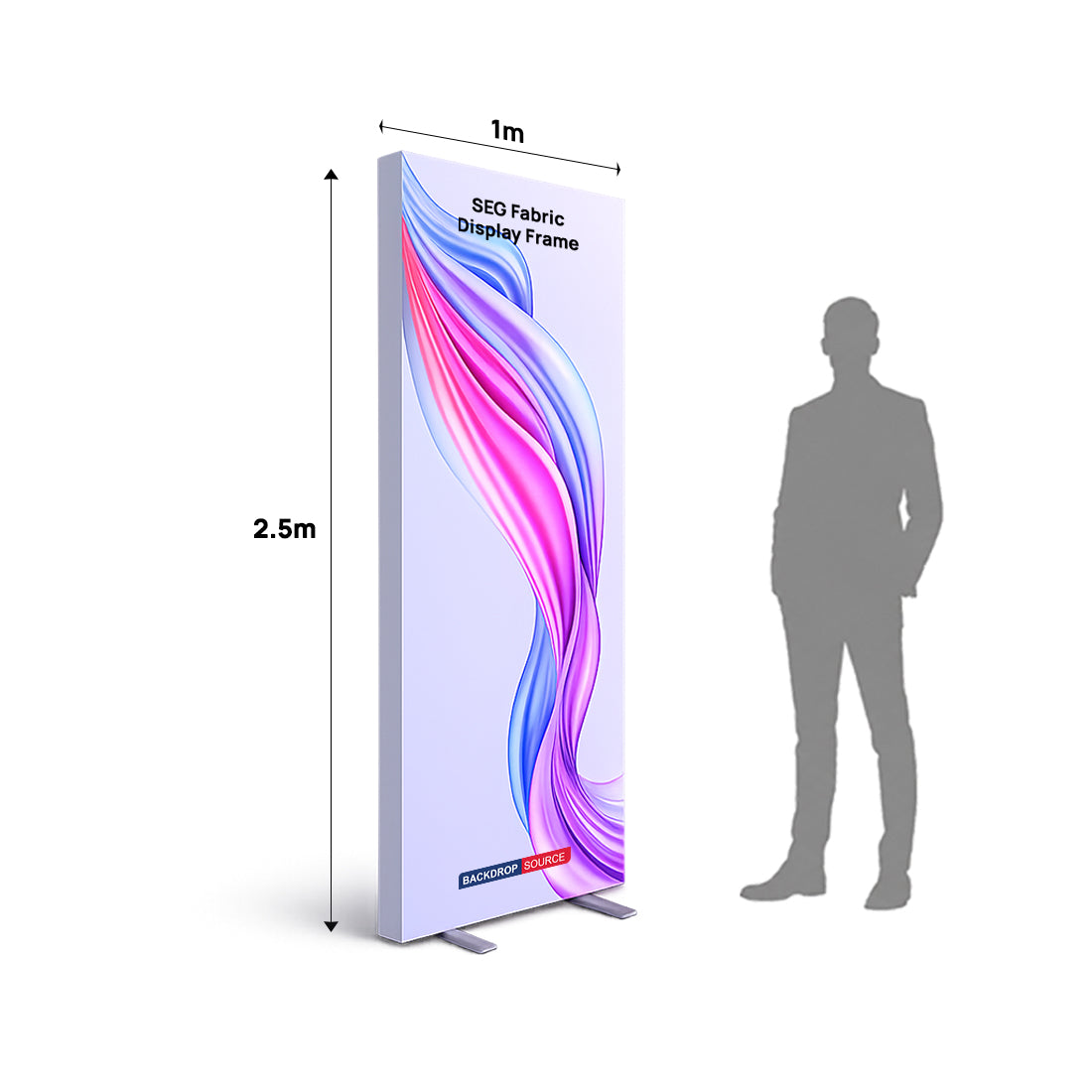 SEG Fabric Display Frame - 80mm Depth Aluminum Profile